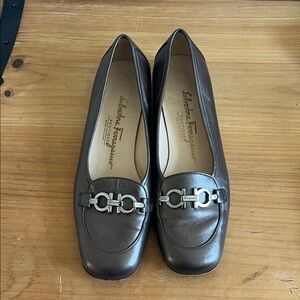 Salvatore Ferragamo Chocolate Leather Loafers
